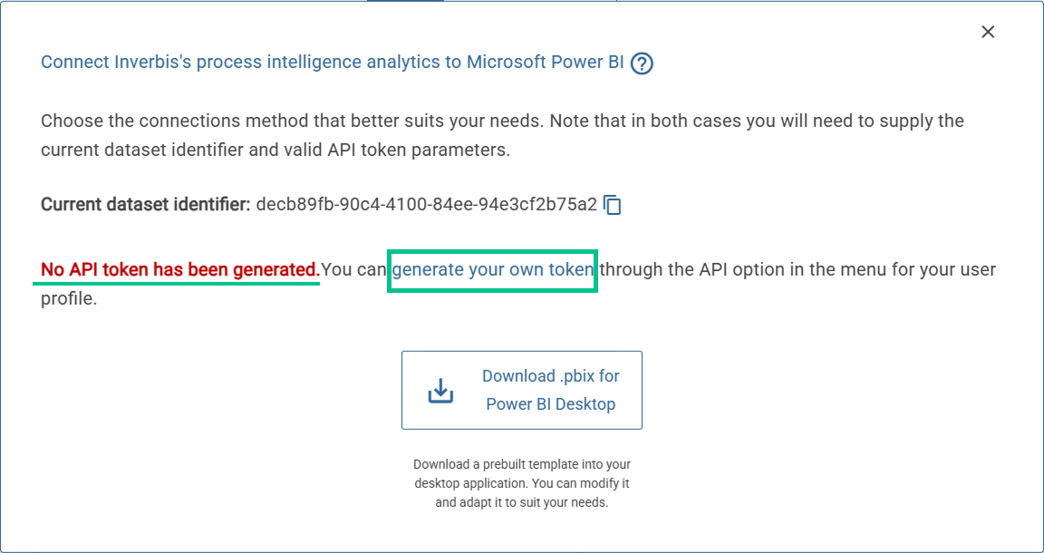 Alert on the window when the token does not exist.